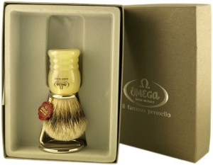 Omega 620.Y Pędzel do Golenia z Borsuka Silvertip