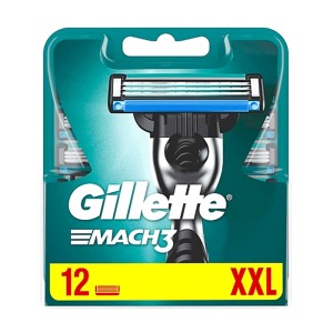 12 x GILLETTE MACH 3 Ostrza Wkłady Nożyki Oryginał